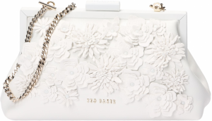 Ted Baker Listová kabelka 'FIORELL'  biela