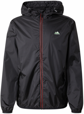 Superdry Prechodná bunda 'ESSENTIAL'  svetlozelená / červená / čierna / biela