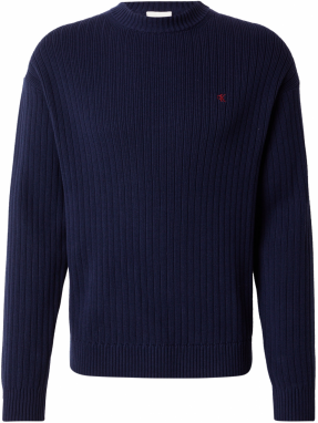 Calvin Klein Jeans Sveter  námornícka modrá / brusnicová