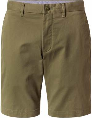 TOMMY HILFIGER Chino nohavice 'BROOKLYN 1985'  tmavozelená