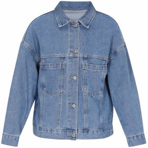 swirly Prechodná bunda  modrá denim