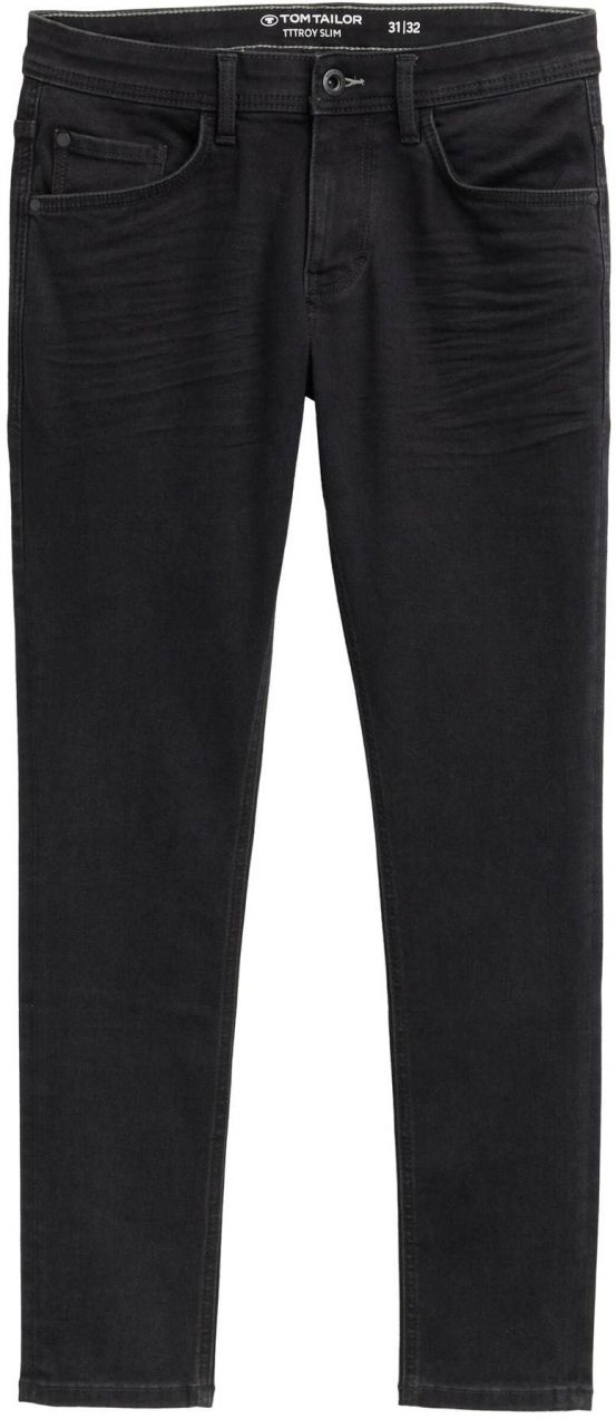 TOM TAILOR Džínsy 'Troy'  čierny denim