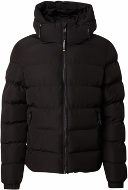 Superdry Zimná bunda  čierna