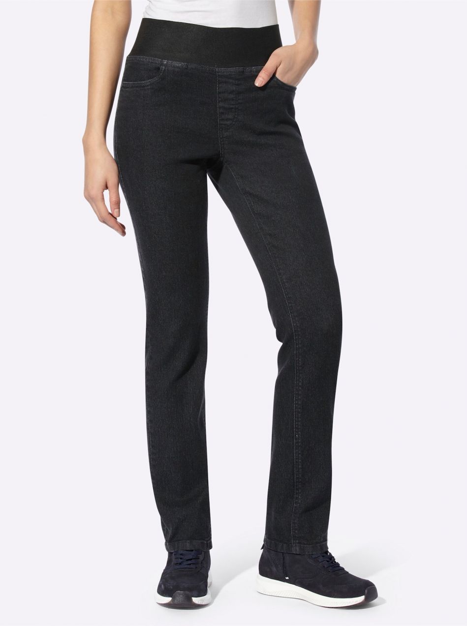 heine Džínsy  čierny denim