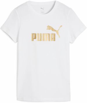 PUMA Funkčné tričko  zlatá / biela