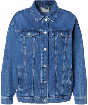 ONLY Carmakoma Prechodná bunda 'CAROcean'  modrá denim