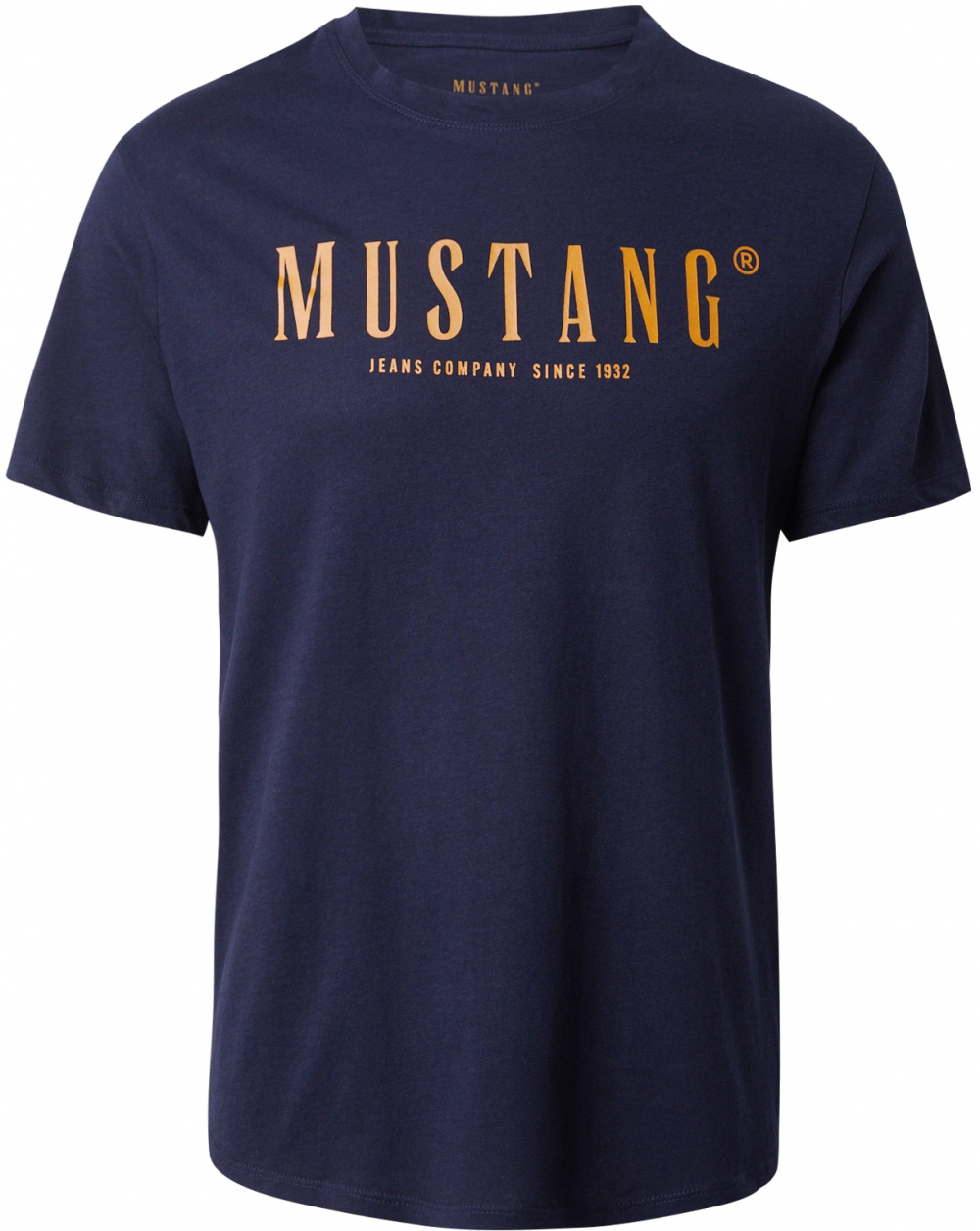 MUSTANG Tričko 'Austin'  námornícka modrá / žltá