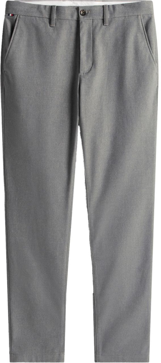 TOMMY HILFIGER Chino nohavice 'BLEECKER MARL'  sivá
