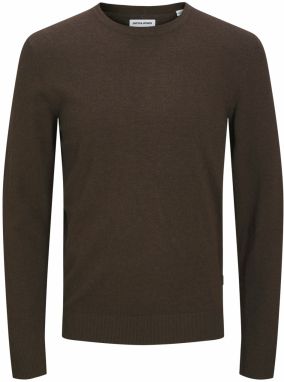 JACK & JONES Sveter 'JJEEMIL'  čokoládová