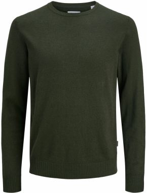 JACK & JONES Sveter 'JJEEMIL'  jedľová