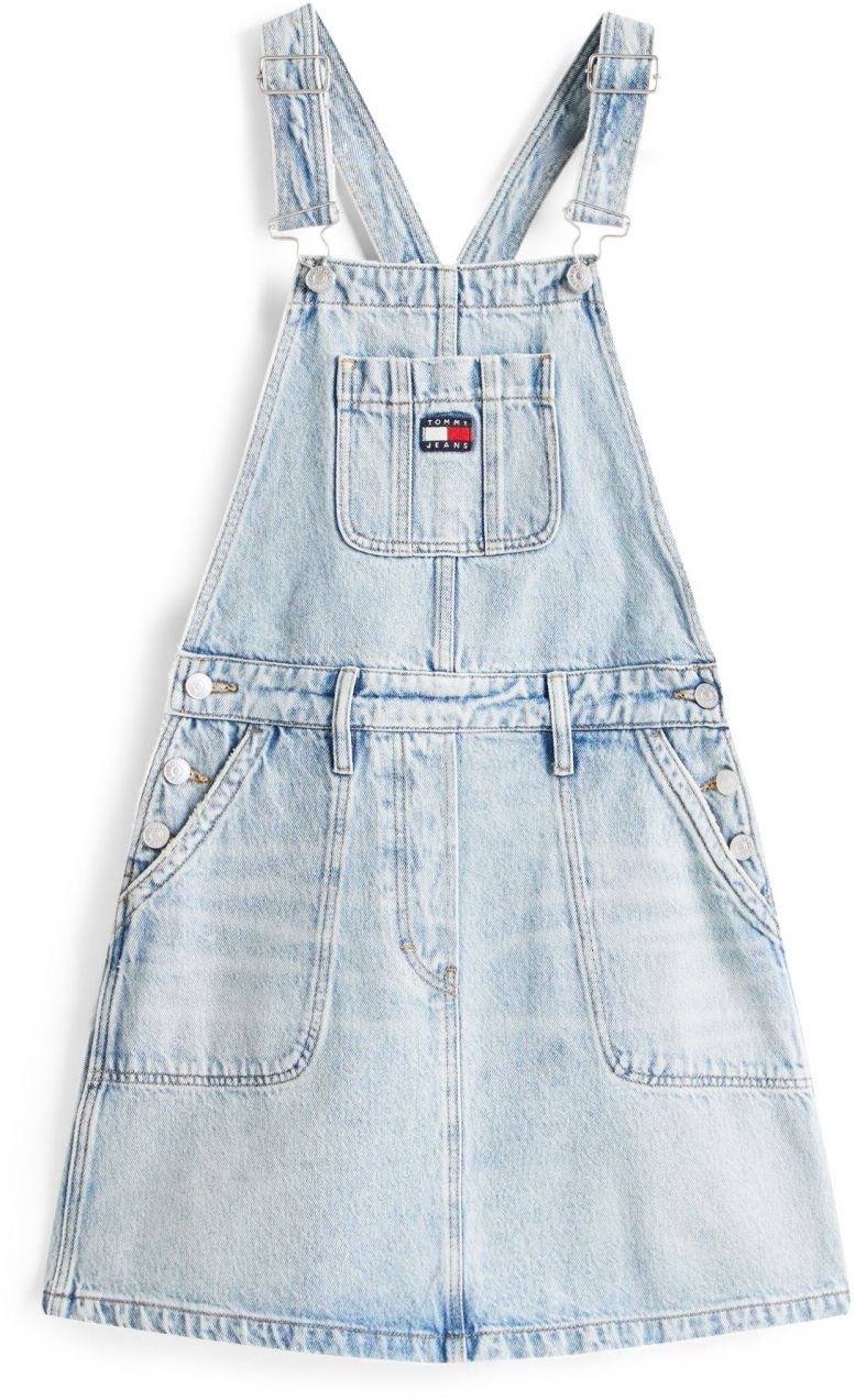 Tommy Jeans Sukňa na traky  námornícka modrá / svetlomodrá / červená / biela