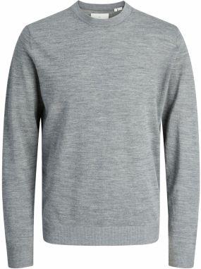 JACK & JONES Sveter 'JPRMARK'  sivá melírovaná