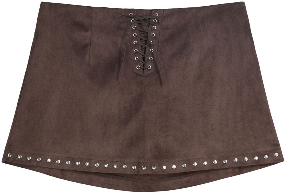 Bershka Sukňa  čokoládová