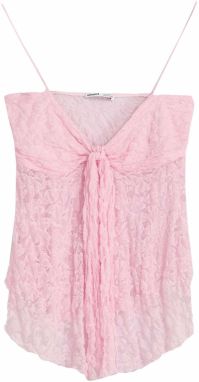 Bershka Top  púdrová