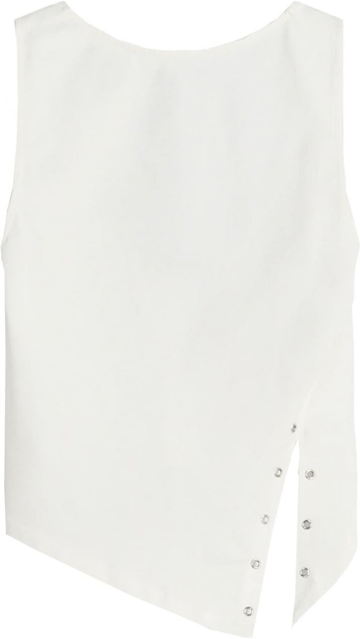 Bershka Top  šedobiela