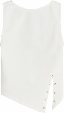 Bershka Top  šedobiela