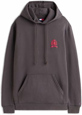 Tommy Jeans Mikina 'PLAY'  nebielená / čokoládová / svetlozelená / červená