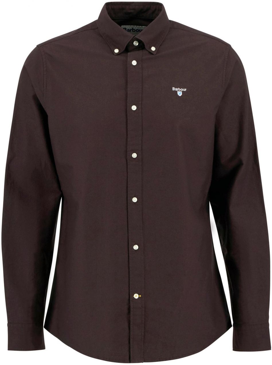 Barbour Košeľa 'Oxtown'  tmavohnedá