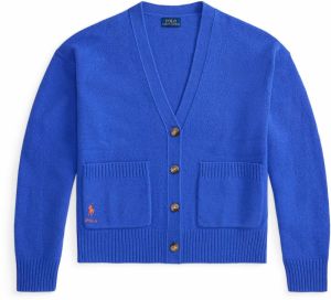 Polo Ralph Lauren Kardigán  modrá / oranžová