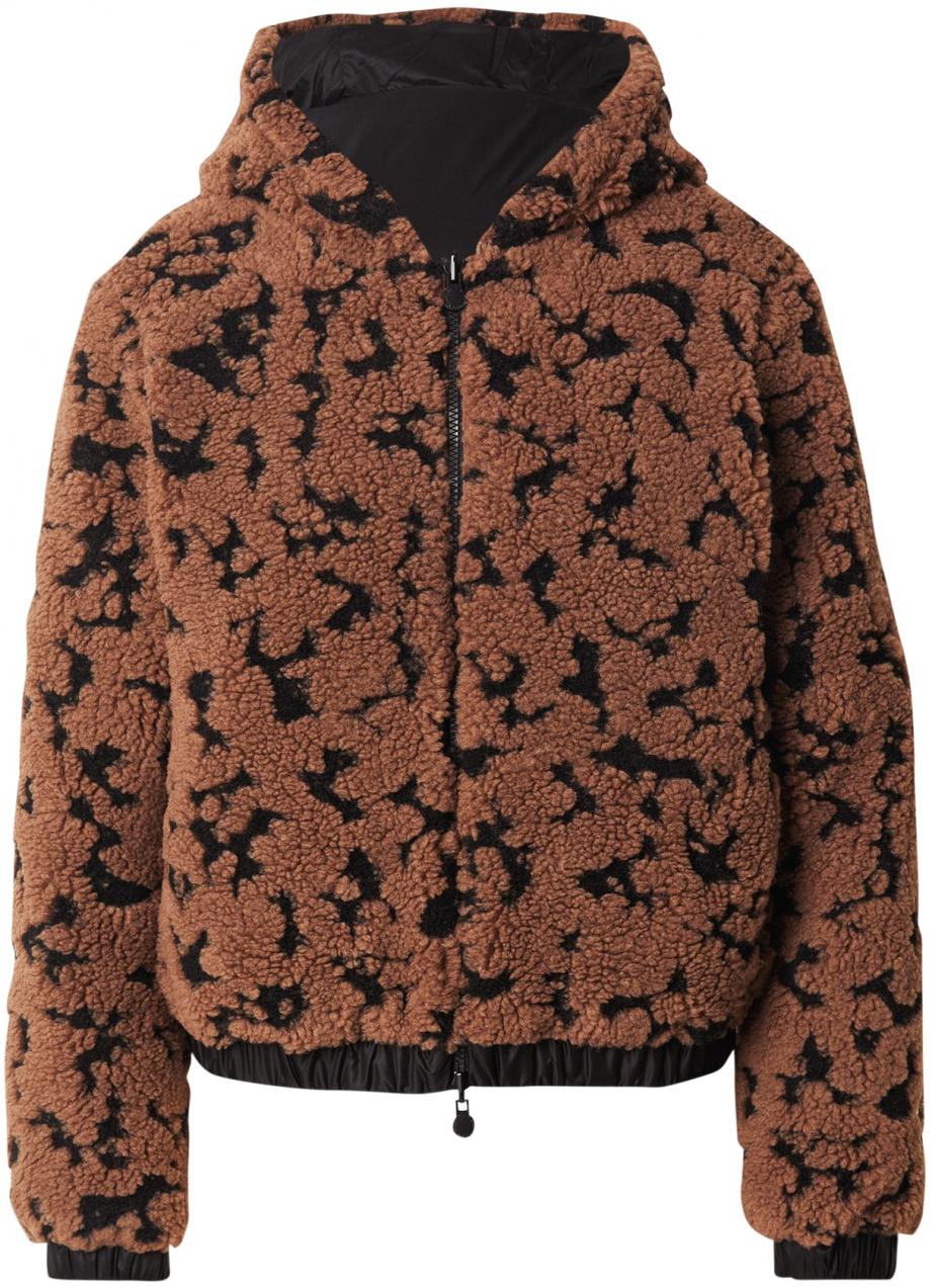 EA7 Emporio Armani Zimná bunda  hnedá / čierna
