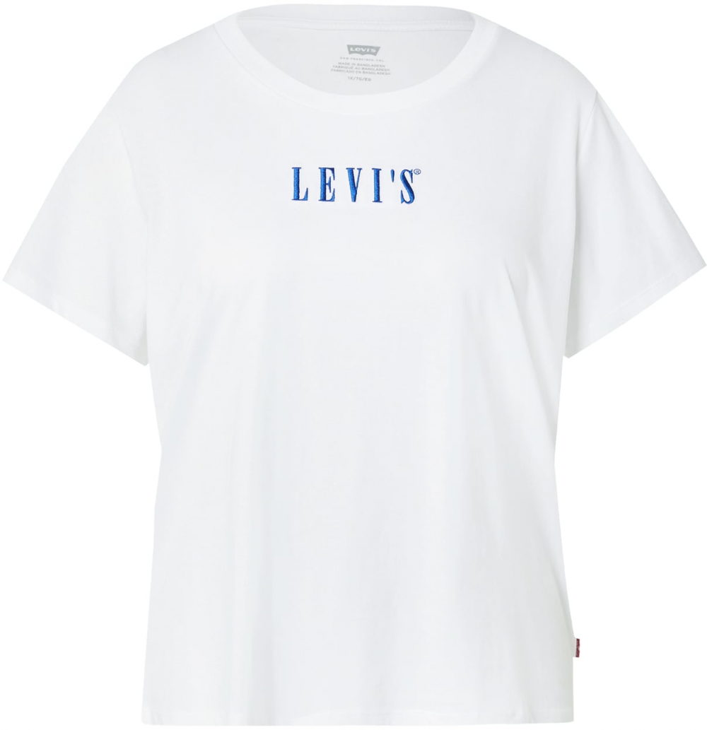 Levi's® Plus Tričko 'PERFECT'  modrá / biela