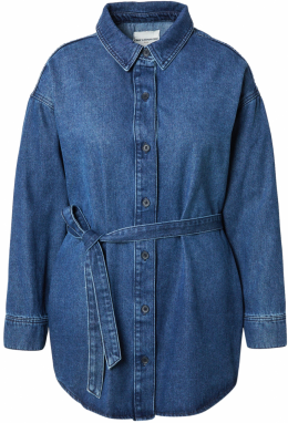 ONLY Carmakoma Prechodná bunda 'CARANE'  modrá denim