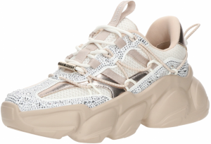 STEVE MADDEN Nízke tenisky 'Spectator-R'  béžová / svetlobéžová / zlatá / strieborná