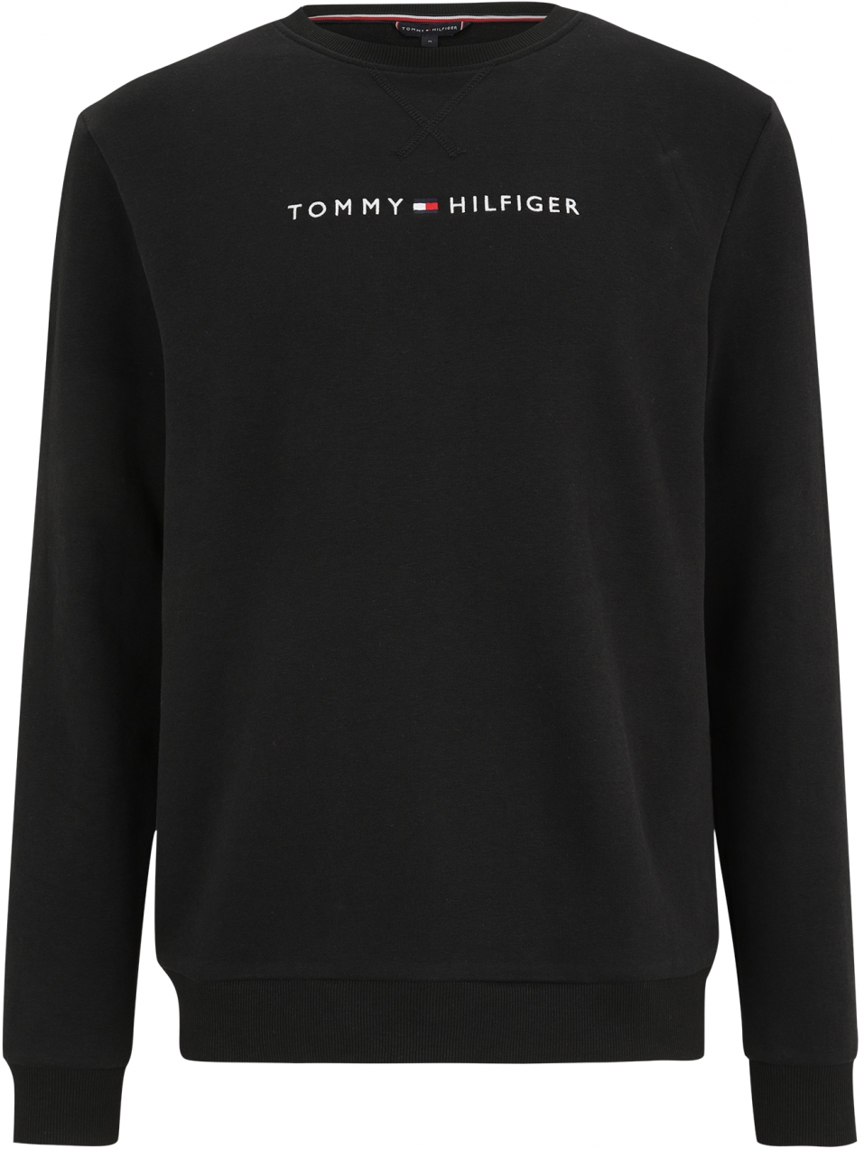 TOMMY HILFIGER Mikina  čierna / biela