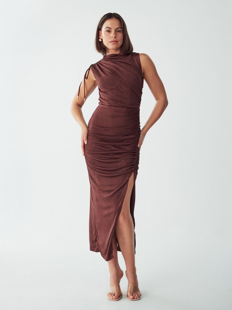 BWLDR Šaty 'ETERNITY DRESS'  hnedá