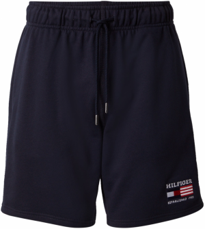 TOMMY HILFIGER Nohavice 'AMERICANA'  tmavomodrá / červená / biela