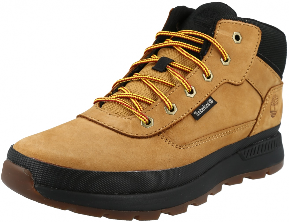 TIMBERLAND Poltopánky 'Field Trekker'  tmavožltá / čierna