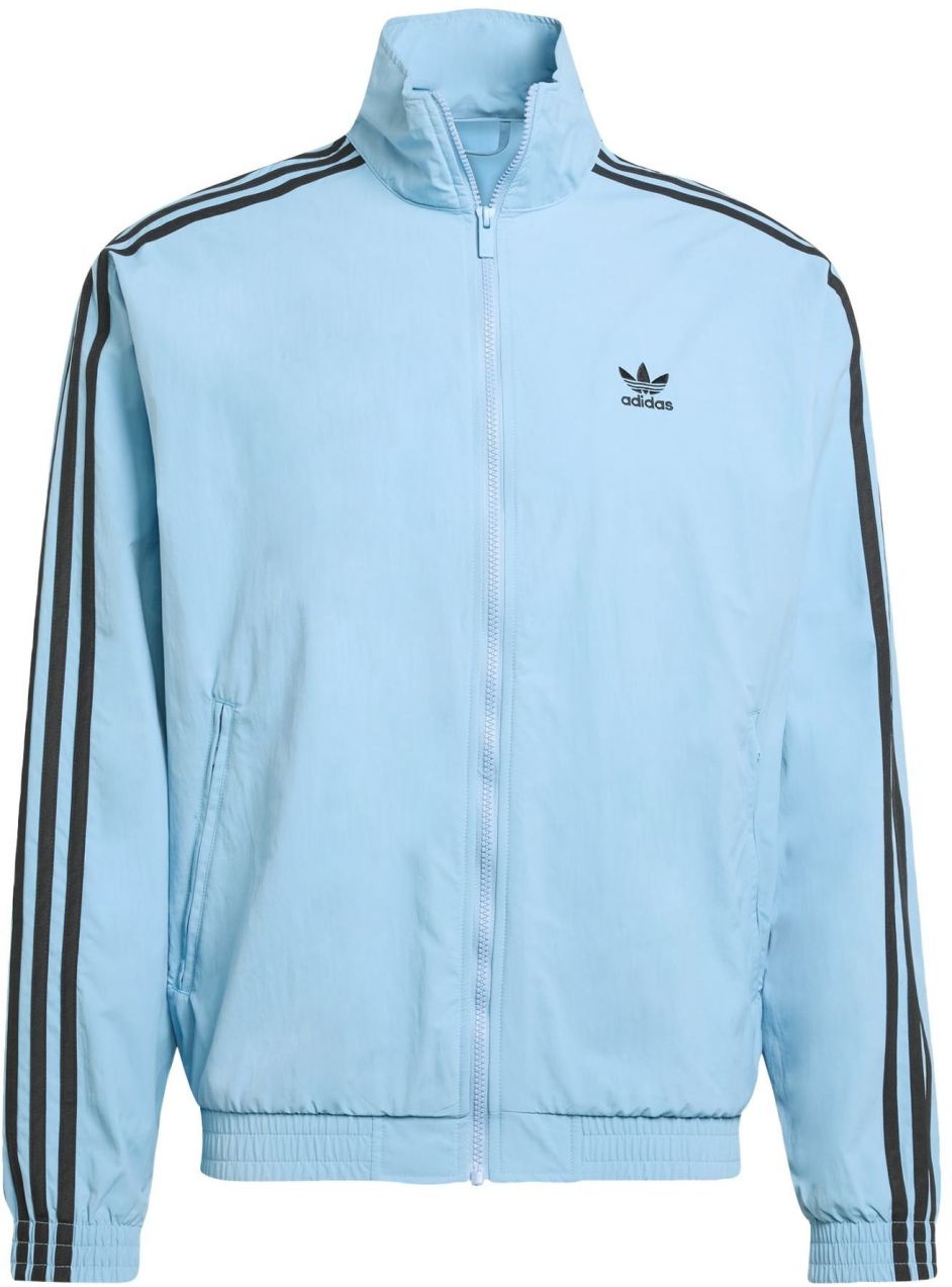 ADIDAS ORIGINALS Prechodná bunda 'Adicolor Firebird'  svetlomodrá / čierna