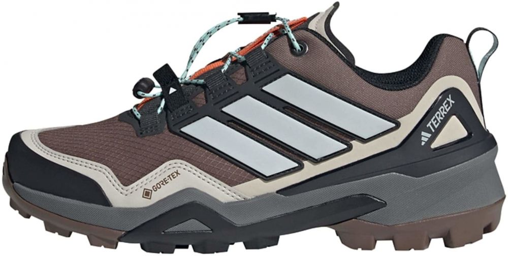 ADIDAS TERREX Poltopánky 'Skychaser'  čokoládová / sivobéžová / svetlosivá / čierna