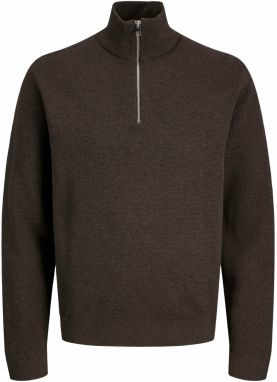 JACK & JONES Sveter 'JPRBLAMILANO'  tmavohnedá
