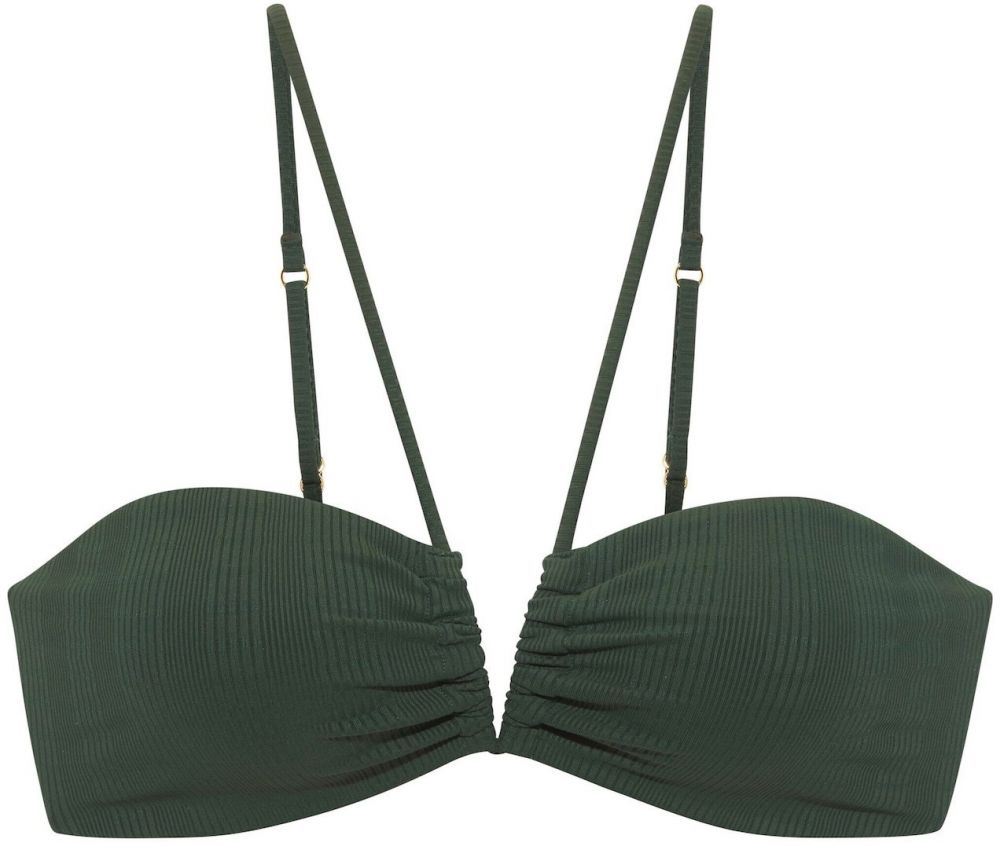 Copenhagen Studios Bikinový top  tmavozelená
