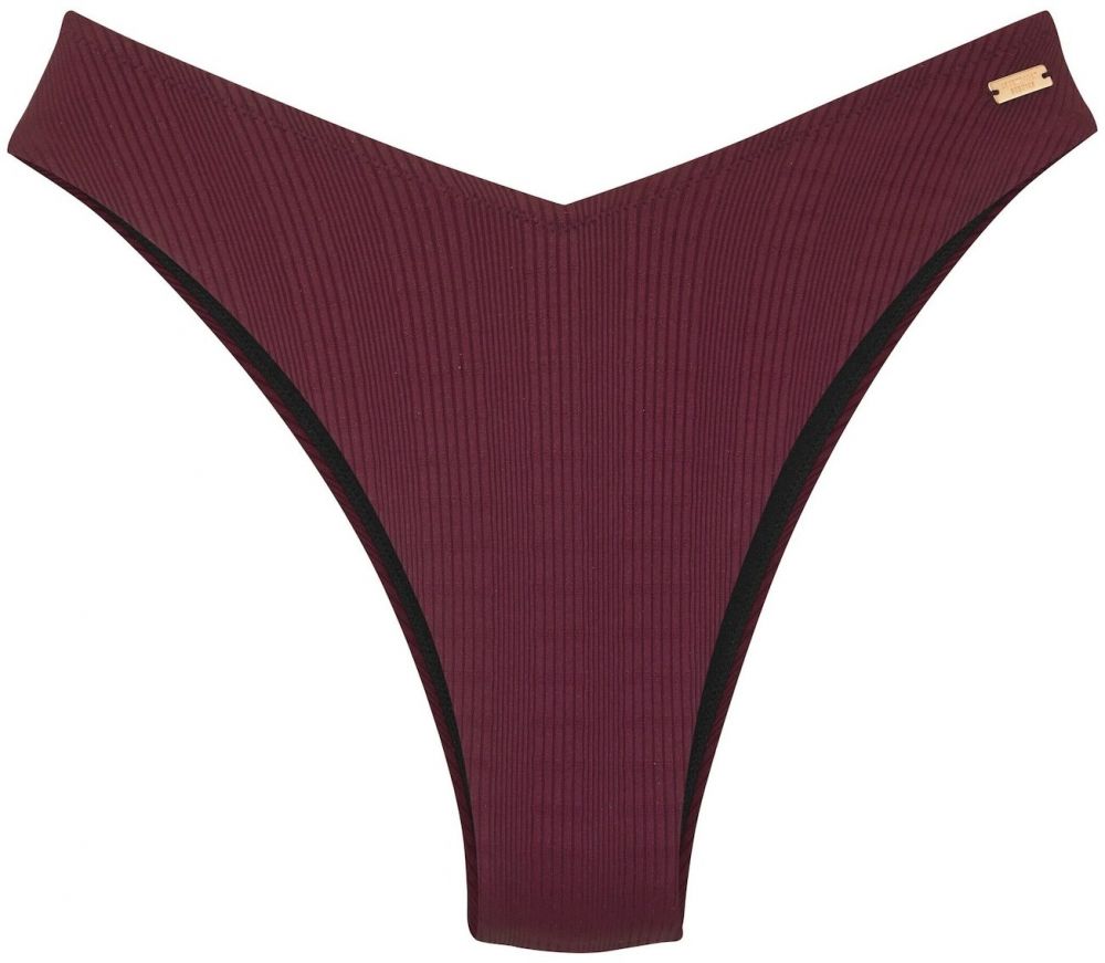 Copenhagen Studios Bikinové nohavičky  vínovo červená