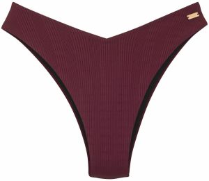 Copenhagen Studios Bikinové nohavičky  vínovo červená