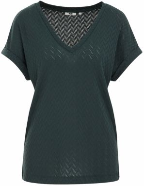 WE Fashion Tričko  tmavozelená