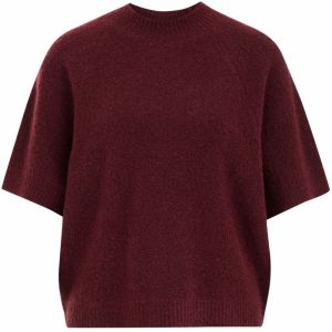 WE Fashion Top  burgundská / vínovo červená