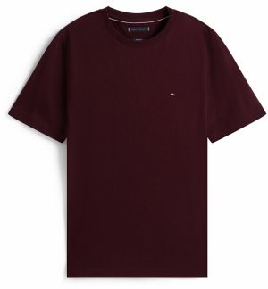 TOMMY HILFIGER Tričko 'ESS SEASONAL'  vínovo červená