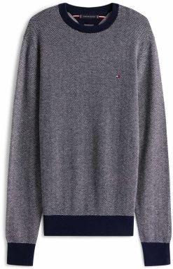 TOMMY HILFIGER Mikina  nebielená / námornícka modrá