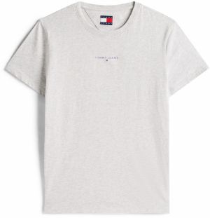 Tommy Jeans Tričko  sivá melírovaná