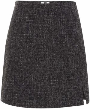 WE Fashion Sukňa  čierna / biela