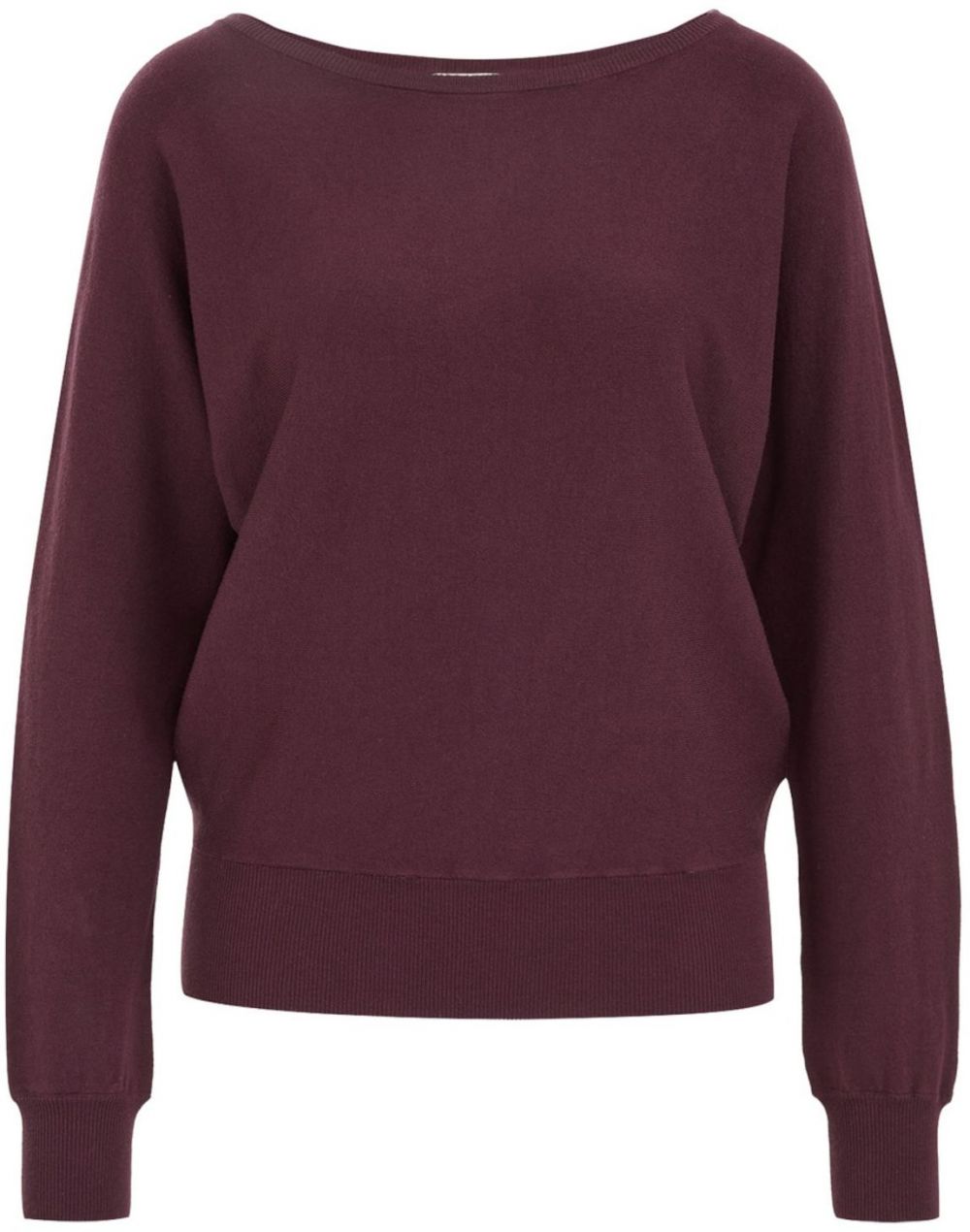 WE Fashion Sveter  vínovo červená