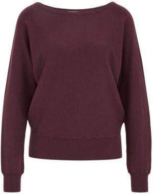 WE Fashion Sveter  vínovo červená