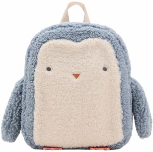 MANGO KIDS Batoh 'PINGU'  krémová / modrosivá / tmavooranžová / čierna