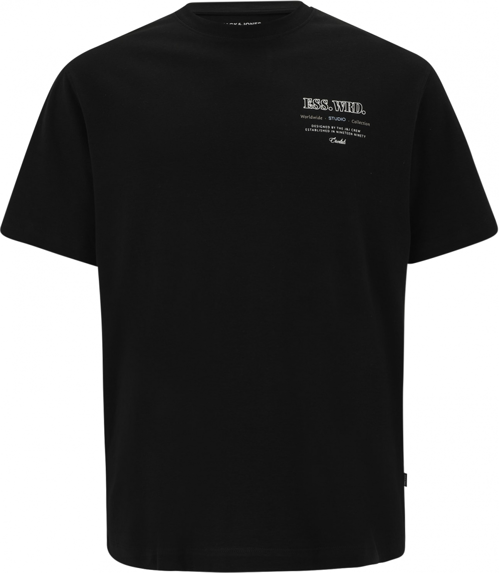 Jack & Jones Plus Tričko 'JJEURBAN EDGE STUDIO'  béžová / svetlomodrá / čierna / biela
