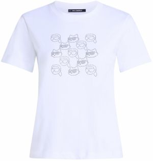Karl Lagerfeld Tričko 'Ikon'  biela