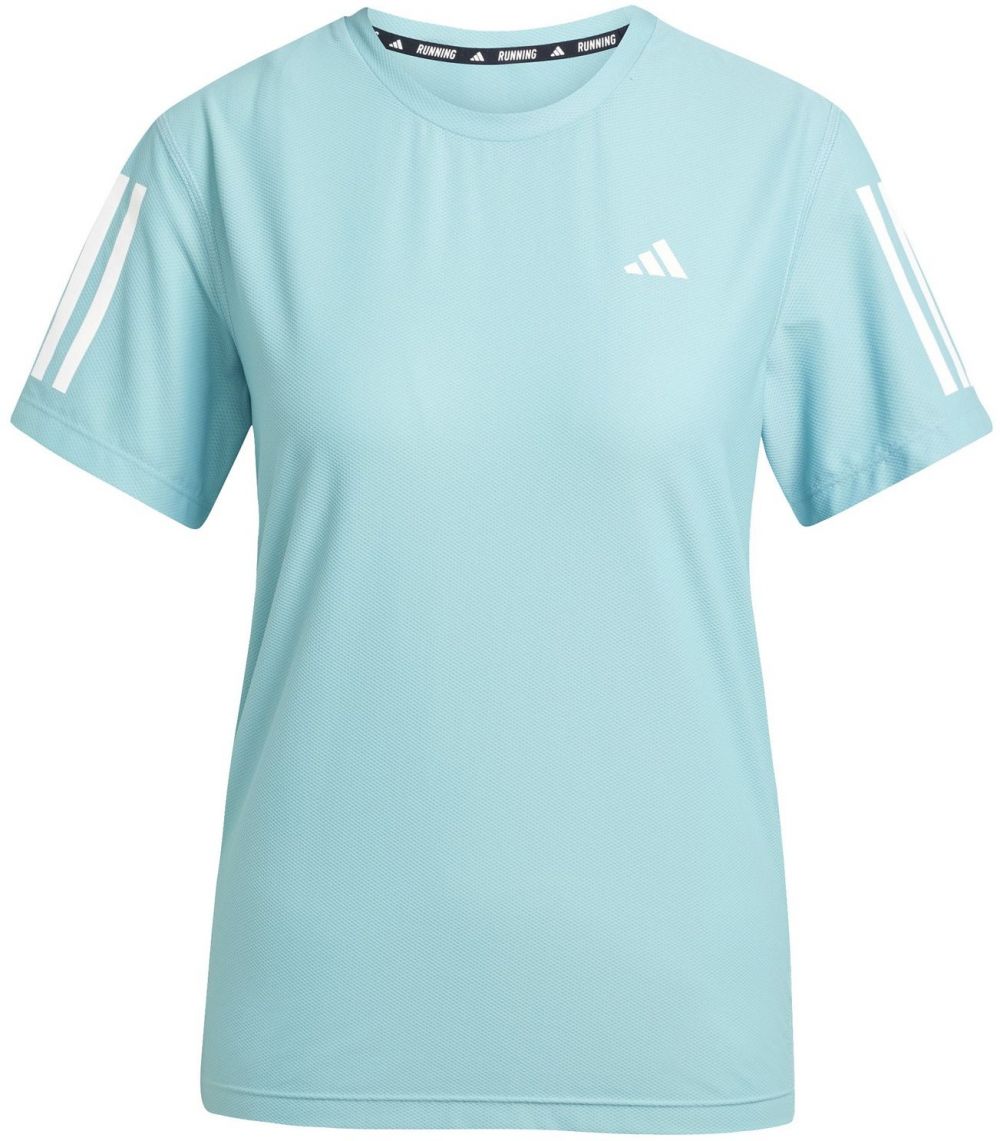 ADIDAS PERFORMANCE Funkčné tričko 'Own The Run'  tyrkysová / biela