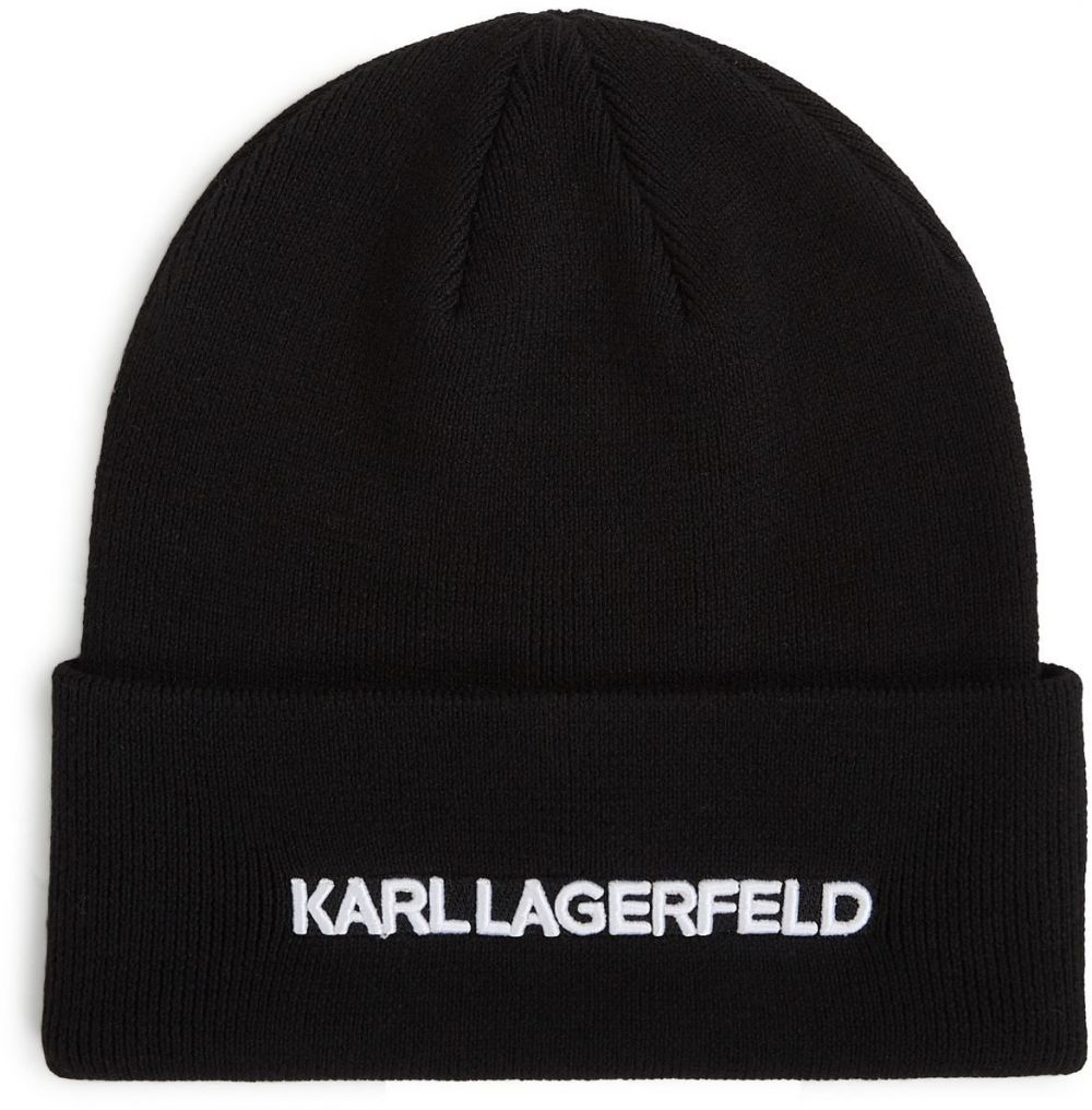 Karl Lagerfeld Čiapky  čierna / biela